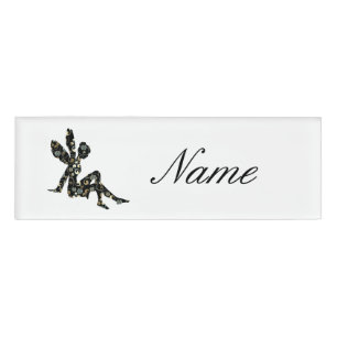 Badge D'identification Fairy Silhouette Thunder_Cove
