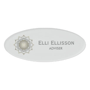 Badge D'identification Fleur De Vie - Blossoms Mandala 1
