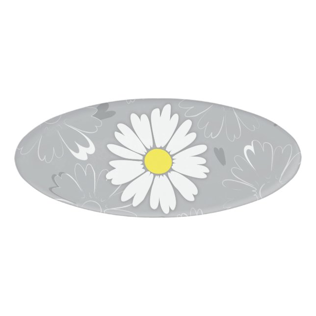 Badge D'identification Fleur marguerite d'Eilin (Devant)