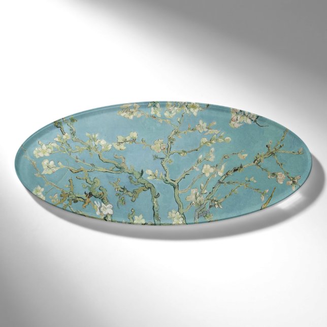 Badge D'identification Fleurs d'amandier par Vincent Van Gogh Beaux-arts (Devant)