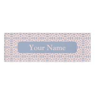 Badge D'identification formes circulaires motif transparent