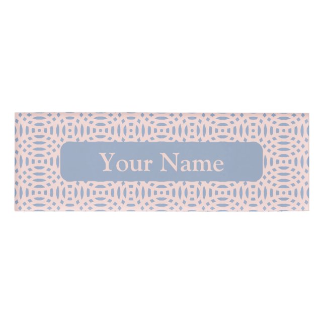 Badge D'identification formes circulaires motif transparent (Devant)
