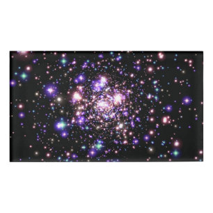 Badge D'identification Galaxie pétillante