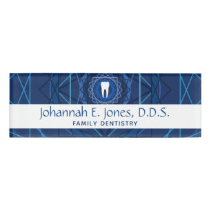 Badge D'identification Géographie de dentiste