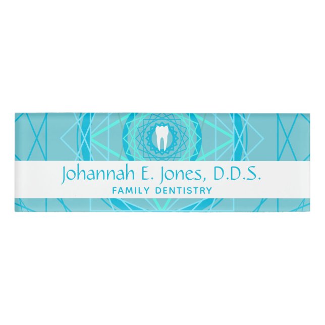 Badge D'identification Géographie des dentistes (Devant)