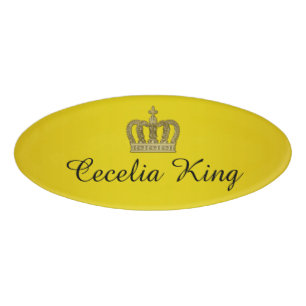 Badge D'identification Golden Royal Crown II + votre backgr. & idées