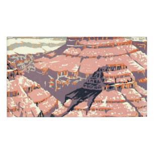 Badge D'identification Grand Canyon Western Graphic Art American