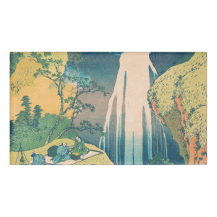 Badge D'identification Hokusai Amida Cascade Japon