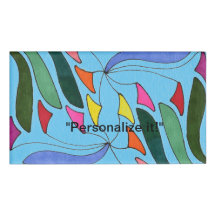 Image mobile avec formes lame en plusieurs couleur