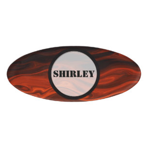 Badge D'identification Incendie liquide par Shirley Taylor