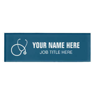 Badge D'identification Indications de nom magnétique pour le médecin ou