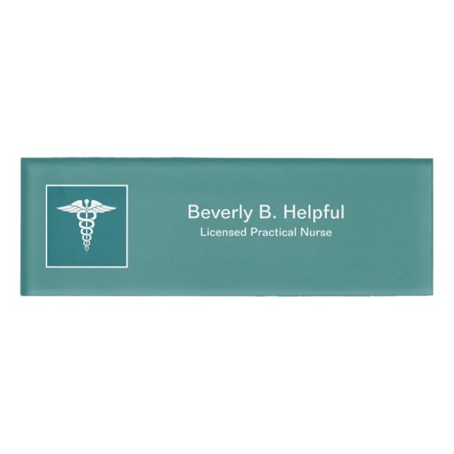 Badge D'identification Infirmier auxiliaire autorisé Médicale (Devant)