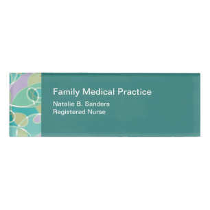 Badge D'identification Infirmière inscrite au thème Médicale