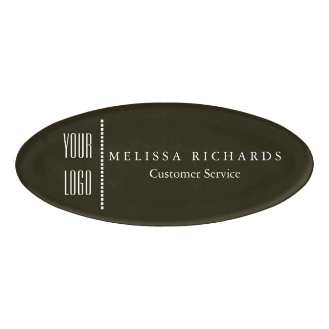 Badge D'identification Insigne personnalisé de petit nom (Devant)