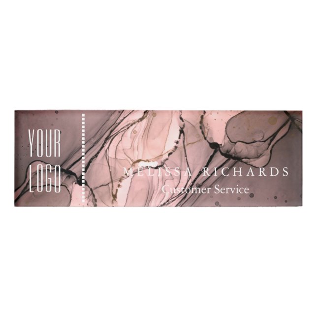 Badge D'identification Insigne personnalisé de petit nom (Devant)