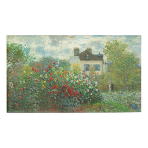 Badge D'identification Jardin d'artiste de Monet à Argenteuil Peinture