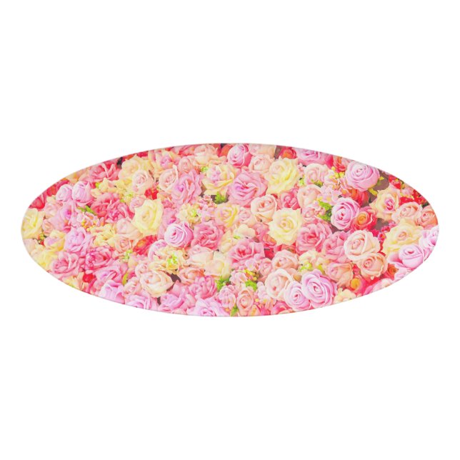 Badge D'identification Jardin rose (Devant)