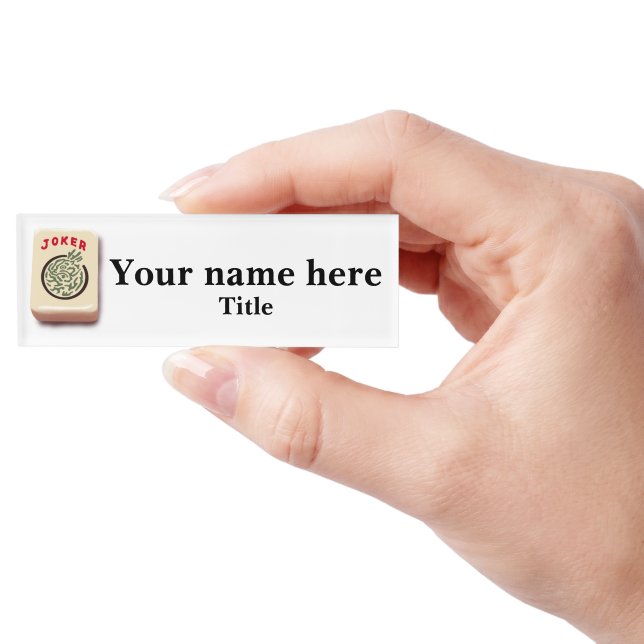 Badge D'identification Joker Mahjong