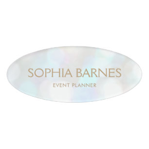 Badge D'identification Joli Sparkling Bokeh Event