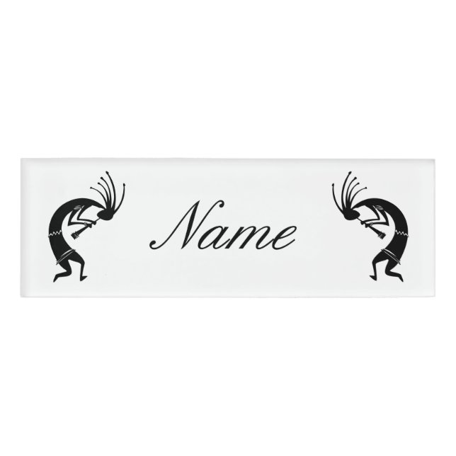 Badge D'identification Joueur de flûte Kokopelli Thunder_Cove (Devant)