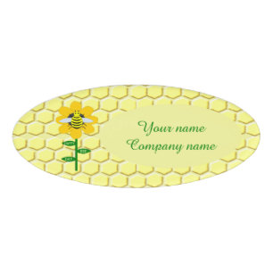 Badge D'identification Joyeux Jour des abeilles Anniversaire Bumblebee Pe