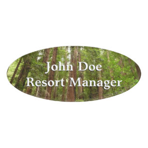 Badge D'identification Jusqu'à Redwoods I au monument national de Muir Wo