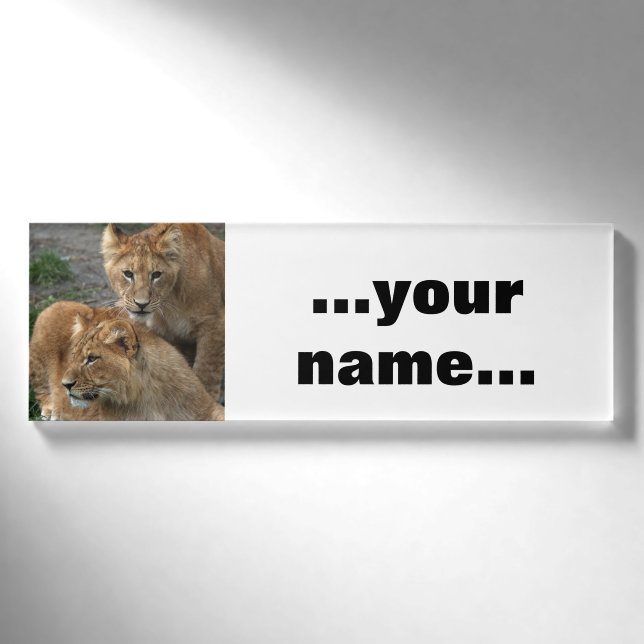 Badge D'identification Lion 033 (Devant)