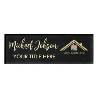 Badge D'identification Logo de style Realtor moderne professionnel