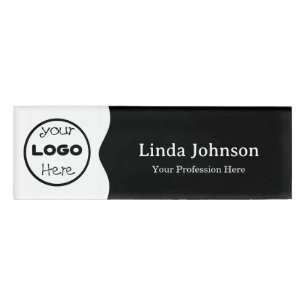 Badge D'identification Logo d'entreprise Employé d'élégance moderne