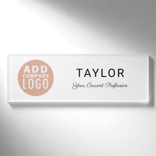 Badge D'identification Logo d'entreprise moderne pour employés d'entrepri