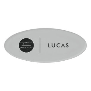 Badge D'identification Logo d'entreprise personnalisé Nom du personnel de