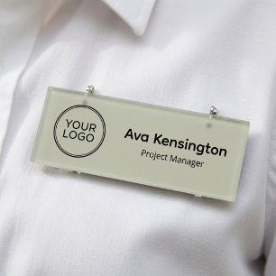 Badge D'identification Logo d'entreprise personnalisé pour employé person
