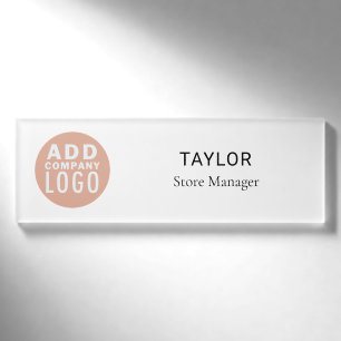Badge D'identification Logo d'entreprise personnalisé pour les employés