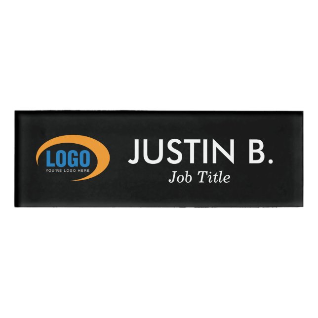 Badge D'identification Logo personnalisé (Devant)