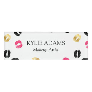 Badge D'identification Marques Lipstick Artiste de maquillage