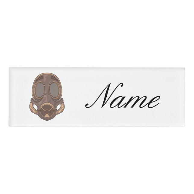 Badge D'identification Masque gaz vapeur Thunder_Cove (Devant)