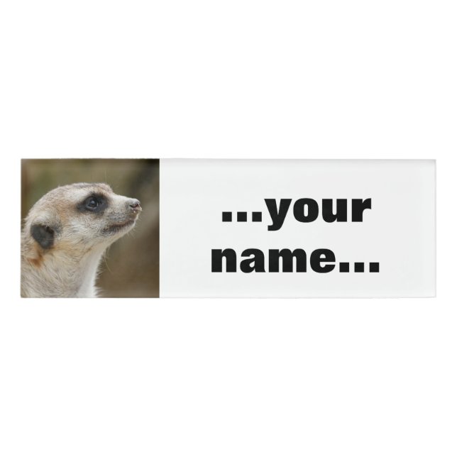 Badge D'identification Meerkat 028 (Devant)