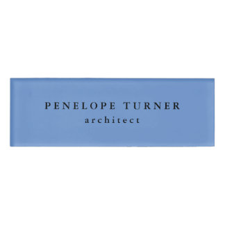 Badge D'identification Mini-tendance Cornflower Blue Professional