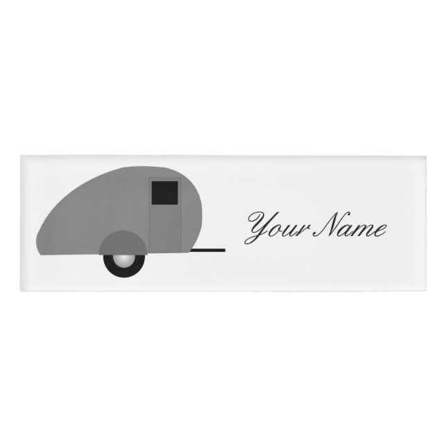 Badge D'identification Minuscule remorque Teardrop Thunder_Cove (Devant)