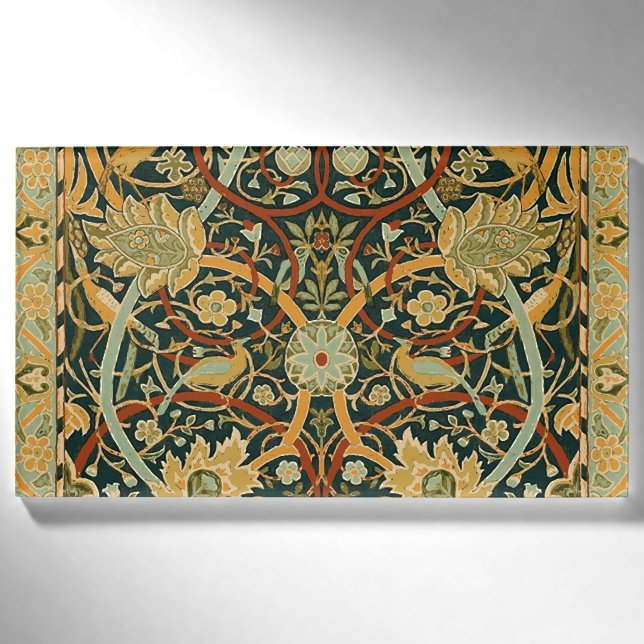 Badge D'identification Modèle de tapisserie forestière de William Morris  (Devant)