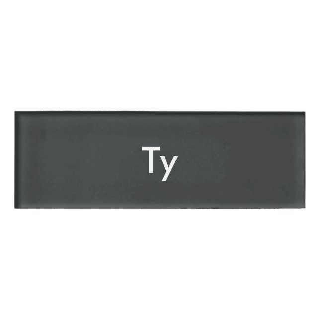 Badge D'identification Modèle personnalisé Onyx (Devant)