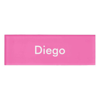 Badge D'identification Modèle personnalisé rose chaud