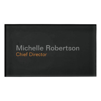 Badge D'identification Moderne minimaliste simple Ajouter son propre nom