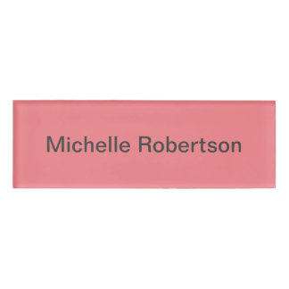 Badge D'identification Moderne minimaliste simple Ajouter son propre nom