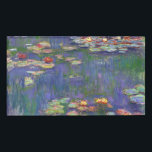 Badge D'identification Monet Water Lilies Chef-d'oeuvre Peinture<br><div class="desc">Monet Water Lilies - Ce tableau Monet classique a été peint par Claude Monet en 1916. Il fait partie de sa célèbre collection de nénuphars où il peint dans son jardin à Giverney,  France. Un tableau de chef-d'oeuvre.</div>