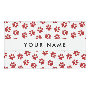 Badge D'identification Motif De Pâtes, Patrouilles De Chien, Paws De Chat