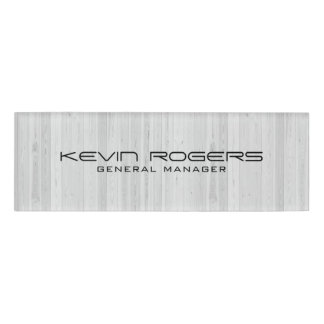 Badge D'identification Motif de planches blanches blanchies