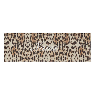 Badge D'identification Motif des points Leopard Thunder_Cove