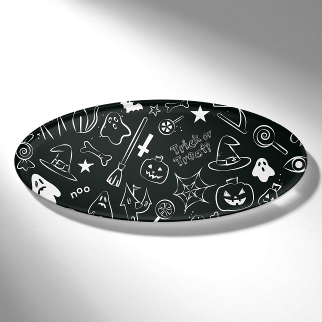 Badge D'identification Motif d'Halloween (Devant)