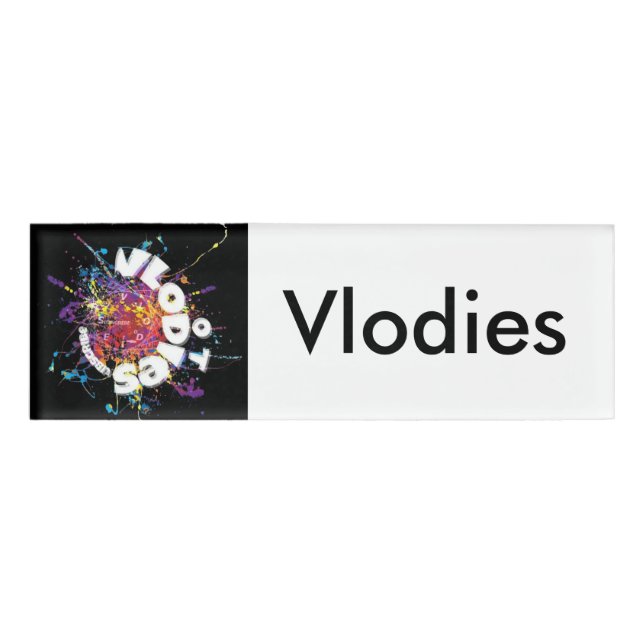 Badge D'identification Nametag magnétique (Devant)